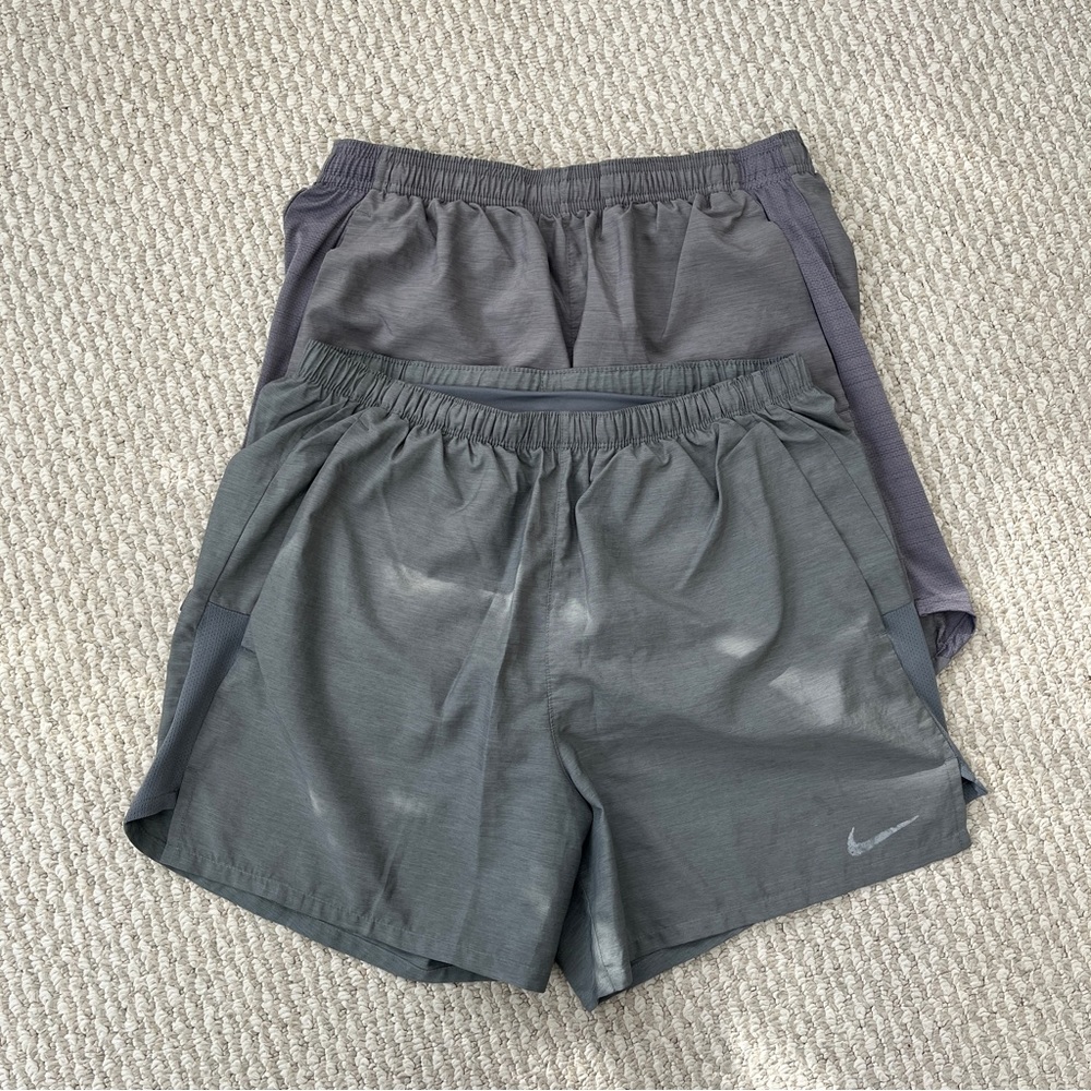 NIKE 5” Challenger Running Short bundle [x2] - Medium (Grey)